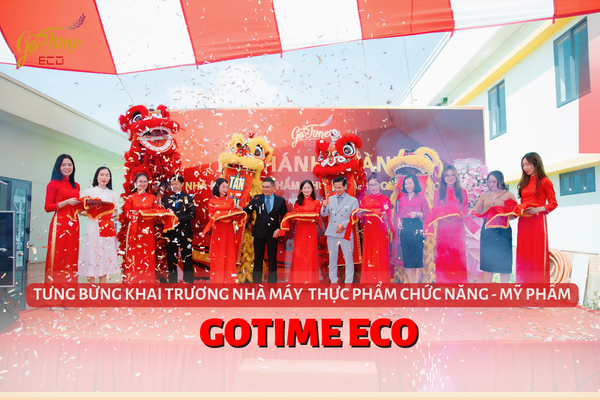 Lễ khánh thành nhà máy thực phẩm chức năng gotime eco