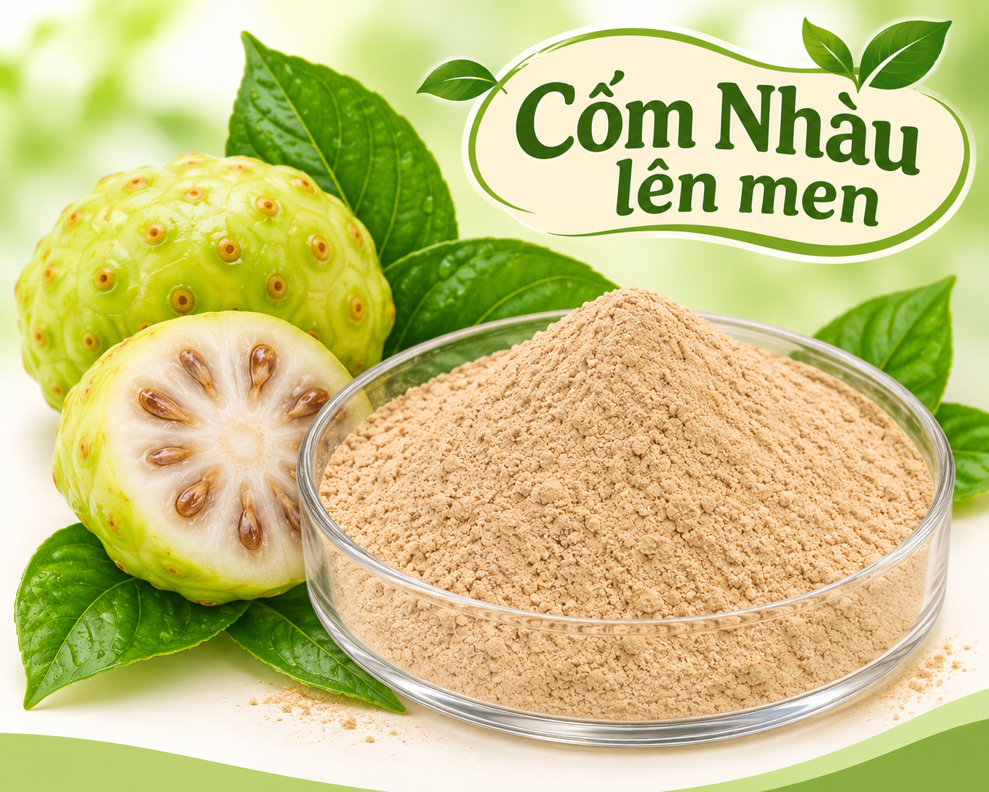 Cốm Nhàu lên men
